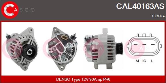 Casco CAL40163AS - Alternator autospares.lv