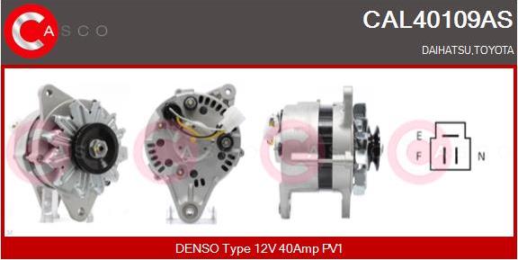 Casco CAL40109AS - Alternator autospares.lv