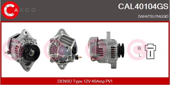 Casco CAL40104GS - Alternator autospares.lv