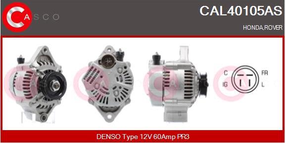 Casco CAL40105AS - Alternator autospares.lv