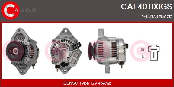 Casco CAL40100GS - Alternator autospares.lv