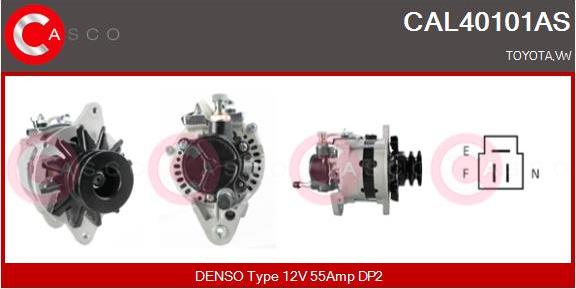 Casco CAL40101AS - Alternator autospares.lv