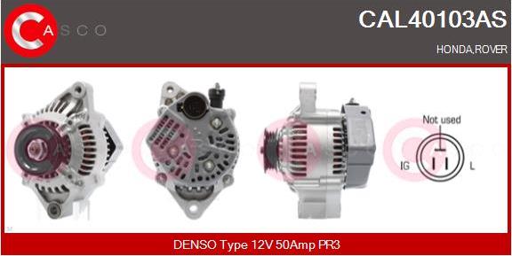 Casco CAL40103AS - Alternator autospares.lv