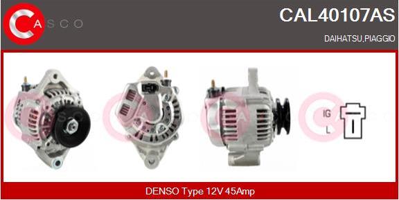 Casco CAL40107AS - Alternator autospares.lv