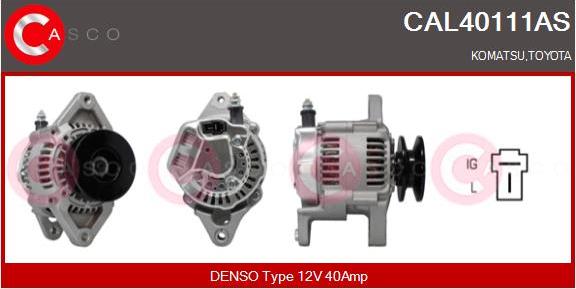 Casco CAL40111AS - Alternator autospares.lv