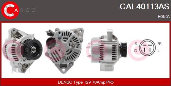Casco CAL40113AS - Alternator autospares.lv