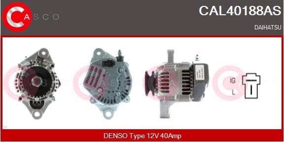 Casco CAL40188AS - Alternator autospares.lv