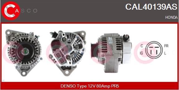 Casco CAL40139AS - Alternator autospares.lv