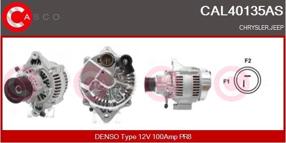 Casco CAL40135AS - Alternator autospares.lv