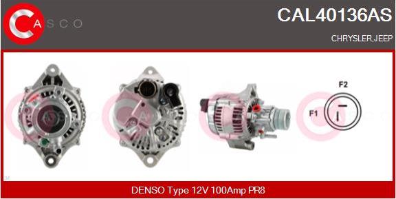 Casco CAL40136AS - Alternator autospares.lv