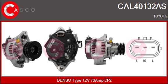 Casco CAL40132AS - Alternator autospares.lv