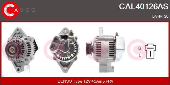 Casco CAL40126AS - Alternator autospares.lv