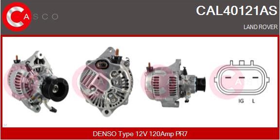 Casco CAL40121AS - Alternator autospares.lv