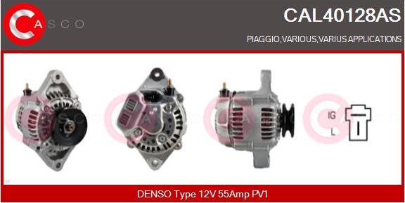 Casco CAL40128AS - Alternator autospares.lv