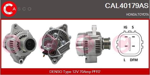 Casco CAL40179AS - Alternator autospares.lv