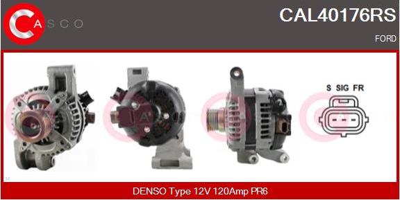 Casco CAL40176RS - Alternator autospares.lv