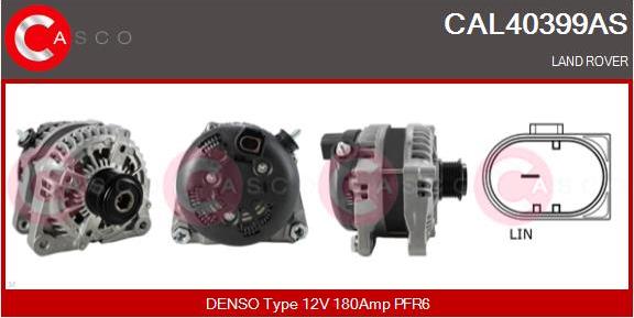 Casco CAL40399AS - Alternator autospares.lv