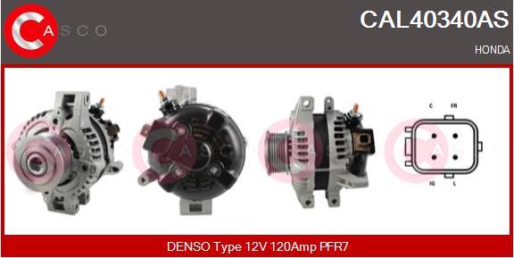 Casco CAL40340AS - Alternator autospares.lv