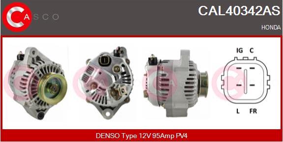 Casco CAL40342AS - Alternator autospares.lv