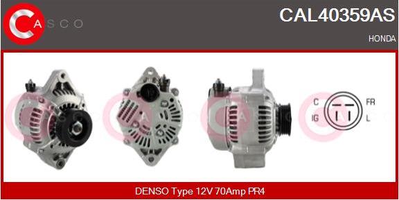 Casco CAL40359AS - Alternator autospares.lv