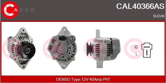 Casco CAL40366AS - Alternator autospares.lv