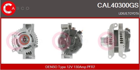 Casco CAL40300GS - Alternator autospares.lv