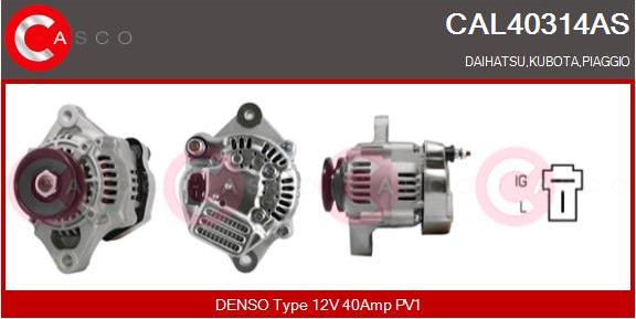 Casco CAL40314AS - Alternator autospares.lv