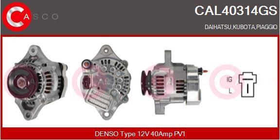 Casco CAL40314GS - Alternator autospares.lv