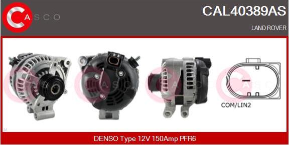 Casco CAL40389AS - Alternator autospares.lv