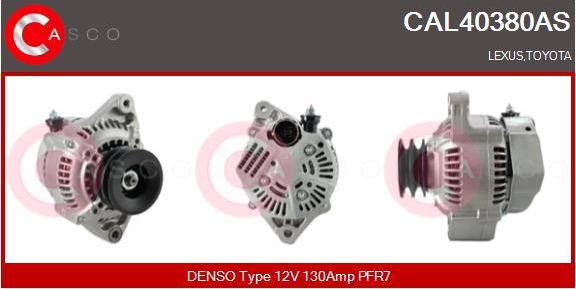 Casco CAL40380AS - Alternator autospares.lv