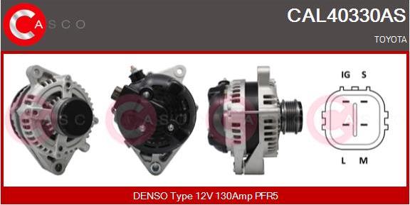 Casco CAL40330AS - Alternator autospares.lv