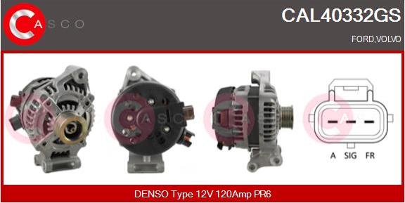 Casco CAL40332GS - Alternator autospares.lv