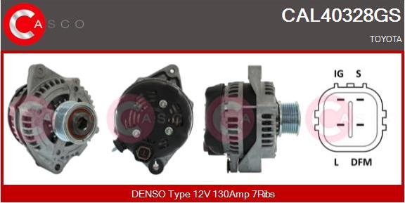 Casco CAL40328GS - Alternator autospares.lv