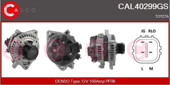 Casco CAL40299GS - Alternator autospares.lv