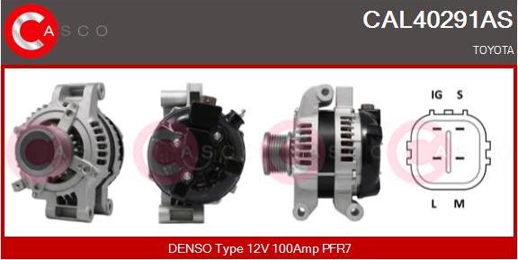 Casco CAL40291AS - Alternator autospares.lv