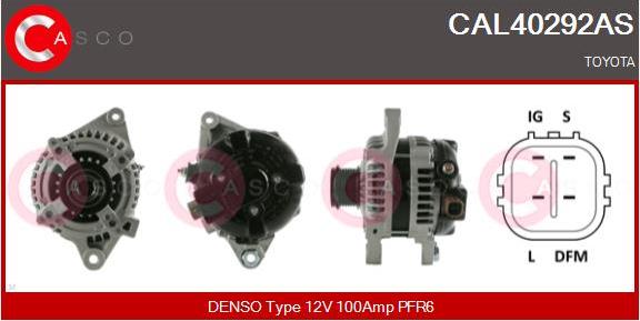 Casco CAL40292AS - Alternator autospares.lv