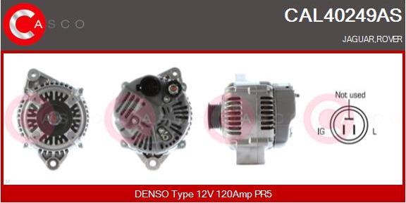 Casco CAL40249AS - Alternator autospares.lv