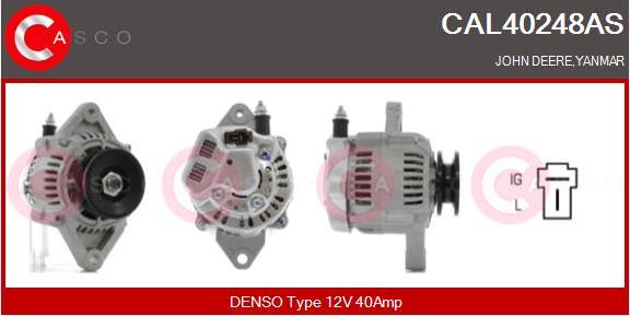 Casco CAL40248AS - Alternator autospares.lv