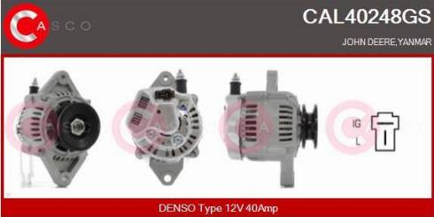 Casco CAL40248GS - Alternator autospares.lv