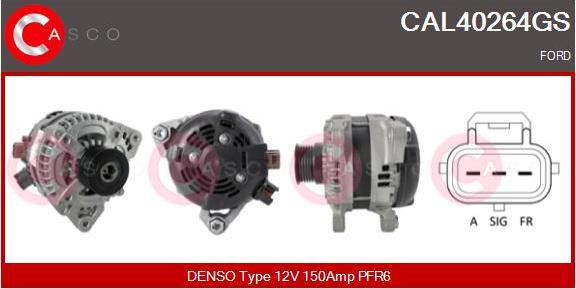 Casco CAL40264GS - Alternator autospares.lv