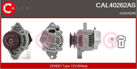 Casco CAL40262AS - Alternator autospares.lv