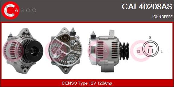 Casco CAL40208AS - Alternator autospares.lv
