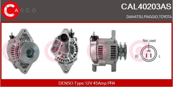 Casco CAL40203AS - Alternator autospares.lv