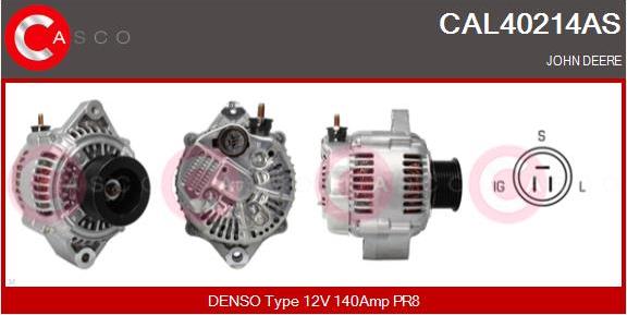Casco CAL40214AS - Alternator autospares.lv