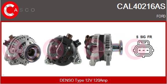 Casco CAL40216AS - Alternator autospares.lv