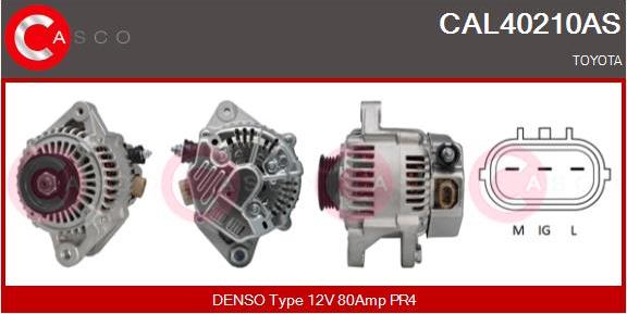 Casco CAL40210AS - Alternator autospares.lv