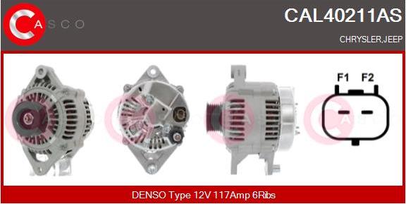 Casco CAL40211AS - Alternator autospares.lv