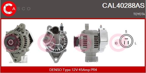 Casco CAL40288AS - Alternator autospares.lv