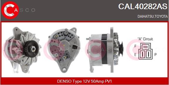 Casco CAL40282AS - Alternator autospares.lv