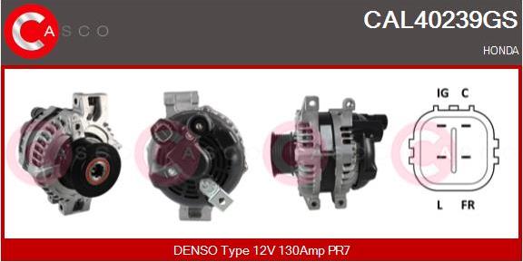 Casco CAL40239GS - Alternator autospares.lv